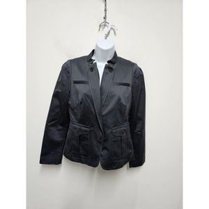 Banana Republic Women's Gray Zipper Blazer Size 4